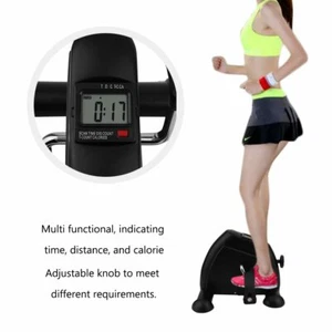 Portable Pedal Stationary Bike Under Desk Exercise Bike Machine - Picture 1 of 9