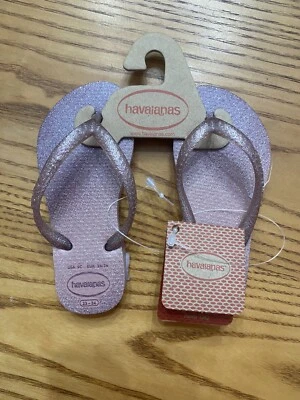 Chanclas HAVAIANAS NIÑOS PEQUEÑOS BRILLO UNISEX TALLA 9C NUEVAS CON ETIQUETAS Foto 1 de 3
