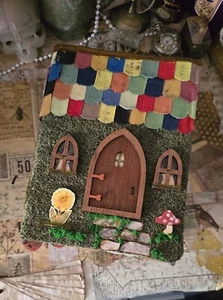 HANDMADE Hidden Grove Cottage BIG Junk Journal Grimoire Diary Cosplay LARPing - Picture 1 of 23