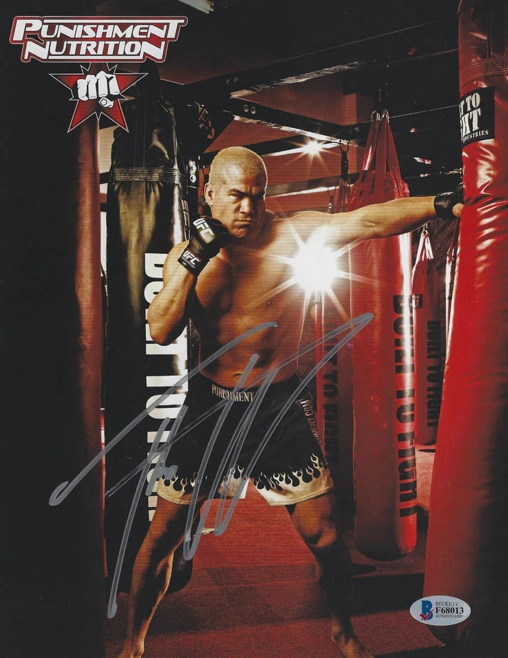 Tito Ortiz Signed 8.5x11 Photo BAS Beckett COA UFC Bellator MMA Punishment Promo - Image 1 of 4