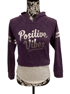 Danskin Positive Vibes Pullover Hoodie Sweatshirt - Picture 1 of 11