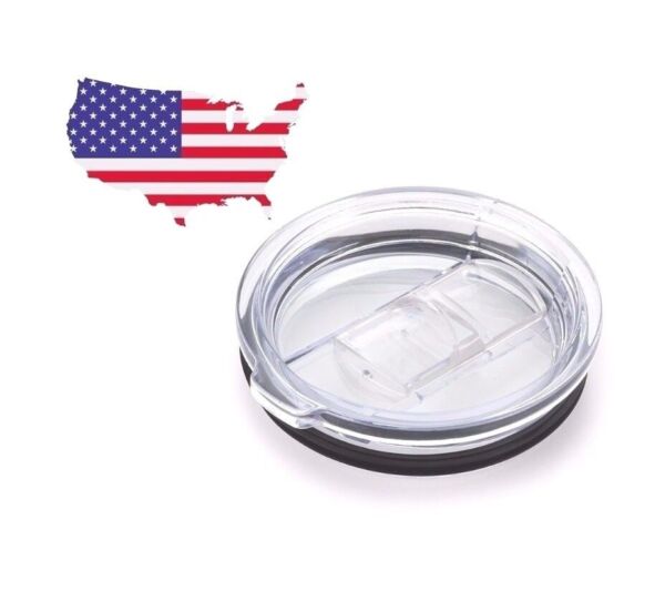 20oz Clear Sliding Lid Replacement fits Yeti, RTIC, Ozark ORIGINAL STYLE Insulat