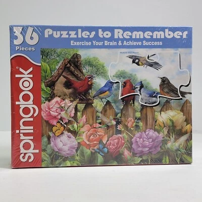 Springbok Puzzles Para Recordar Serenata Matutina 36 Piezas XL Alzheimer Demencia Foto 1 de 4