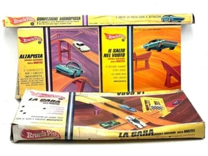1967 -1968 Vintage HOT WHEELS Mattel Accessory HOT STRIP TRACK 4 PACKS LOT #T - Picture 1 of 21