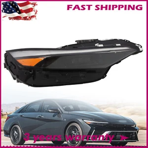 Right LED Headlight Assembly For 2024-2025 Hyundai Elantra Passenger 92101AA740 - Foto 1 di 10