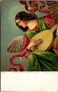 Art Un Angelo Che Suona La Viola Engel spielt Viola Melozzo da Forli Postkarte - Bild 1 von 2