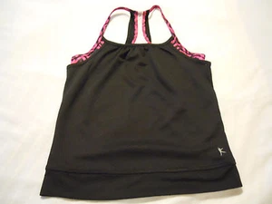 Danskin Girls Tank Top Athletic Double Layer Performance - Picture 1 of 12