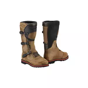 BMW Venture Grip Waterproof Motorcycle BROWN GORETEX VIBRAM ADVENTURE TOURING - Picture 1 of 4