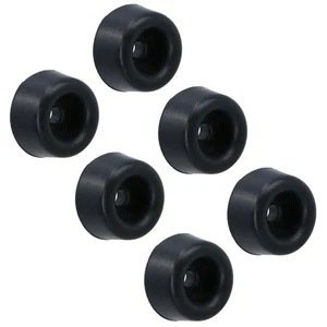 12mm Rubber Round Buffer Bumper Pad Stop For Truck Trailers Horsebox 6pc - Picture 1 of 7