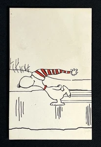Snoopy & Lucy Hallmark Christmas Card Inscribed Used - Picture 1 of 14