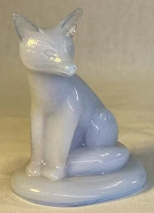 Boyd Art Glass Sly The Fox In Blue Orchid # 22 Made 5-24-2002 - Picture 1 of 5