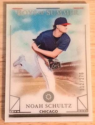 Noah Schultz /275 (RC)☢️💎- 2024 Panini Boys of Summer - White Sox - Image 1 of 3