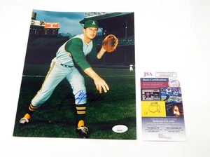 Jim Catfish Hunter Signed 8 x 10 Color Photo A's JSA Auto DA042513 - Picture 1 of 3