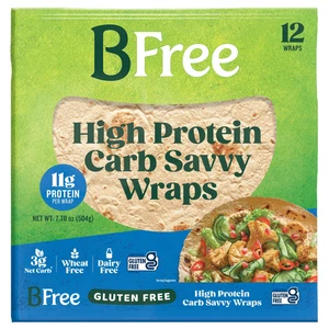 BFree High Protein Gluten Free Tortilla Wraps, 12 Stück - Bild 1 von 2