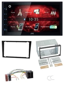 JVC DAB USB Bluetooth 2DIN MP3 Autoradio für Opel Combo C Vivaro Corsa C Omega B - Bild 1 von 7