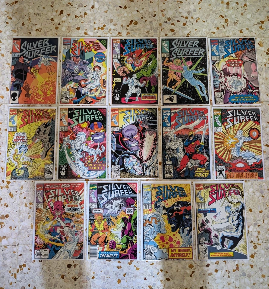 Lot 12 Marvel Comics Silver Surfer US - Photo 1/1