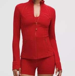 SAME DAY SHIP LULULEMON DEFINE JACKET NULU~Dark Red~6~8~10~12~14~NWT~USPS - Picture 1 of 9