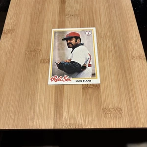 1978 Topps # 345 Luis Tiant Ex - Picture 1 of 4
