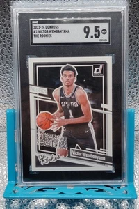 2023-24 Panini Donruss The Rookies Spurs Victor Wembanyama #1 SGC 9.5 - Picture 1 of 1