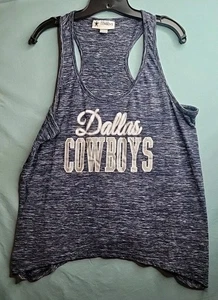 Dallas Cowboys Razorback Tank Top Women’s Size XL Heather Blue - Bild 1 von 4
