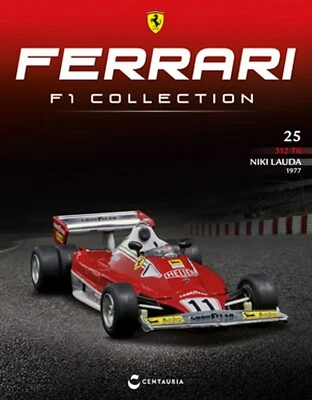 NEW IXO 1:43 F1 FERRARI 312 T6 - Niki Lauda 1977 W. C. +Magazine no Minichamps - Immagine 1 di 4