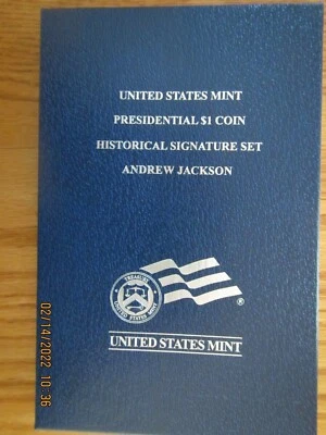 US Mint 2008 Presidential $1 Coin Signature Set Andrew Jackson Item# XL2 - Image 1 of 4