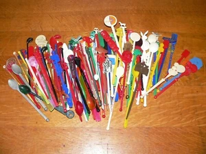 Lot of 174 Vintage Advertising Swizzle Stir Sticks & Spoons: Casino, Restaurant+ - Picture 1 of 8