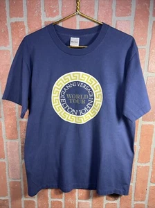 Vtg Elton John Gianni Versace The One T Tee Shirt FRONT BACK USA SS World Tour - Picture 1 of 4