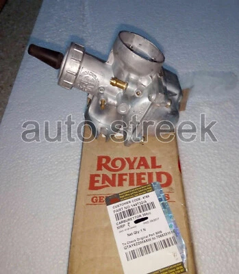 Genuine Royal Enfield Carburetor Mikcarb Part # 144732/A For 350 CC Model - Imagem 1 de 4