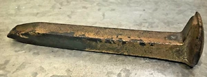 UNBENUTZTER EISENBAHNSPIESS 6 1/2" lang Vintage Briefbeschwerer Schreibtisch Wandhaken oder andere Re - Bild 1 von 8