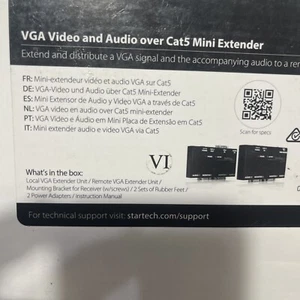 StarTech ST122UPTA VGA Over Cat5 Video Extender New - Picture 1 of 1