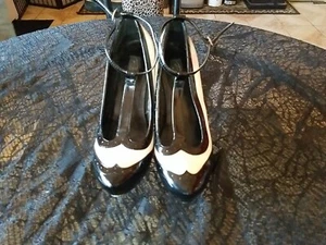 Zapatos de salón Pin Up Couture Gangster talla 9 - Imagen 1 de 5