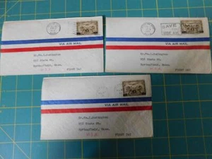 CANADA, SCOTT# C3, 3 FDC`S FROM CANADIAN CITIES, MEDICINE HAT, MOOSE JAW & - Picture 1 of 1
