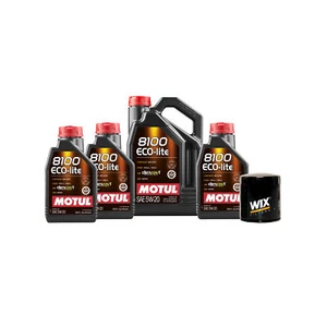 8L Motul 8100 ECO-LITE 5W20 WIX Filter Engine Motor Oil Change Kit API SP - Picture 1 of 1