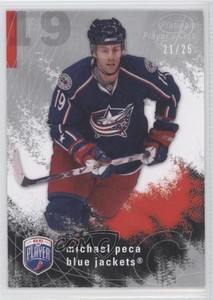 2007-08 Upper Deck Be a Player Platinum Player's Club /25 Michael Peca #60