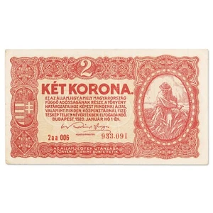 Hongrie - billet 2 korona 1920 - TTB - P.58 - Picture 1 of 2