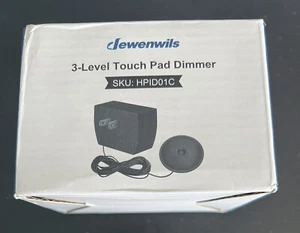 Touch Dimmer Switch, Touch Pad Control with 3 Levels of Dimming, Dimmable LED/CF - Picture 1 of 3