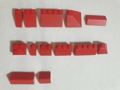 Lego® Dachziegel rot 33°/45° verschiedene Varianten und Mengen zur Wahl Int.Ship - Bild 1 von 4