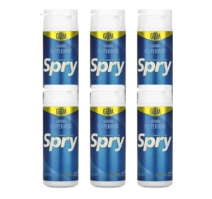 SPRY GUM Xylitol Gum PEPPERMINT Sugar Aspartame Free 162 Pcs Sugar Free - Picture 1 of 12