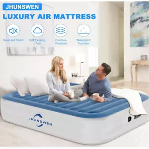Queen Air Mattress Pump 18 Inch High Knob Start Fast 3 Minutes Inflate/Deflate - Picture 1 of 7