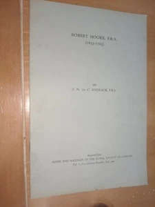 Robert Hooke F.R.S (1635-1703) Andrade Royal Society of London - Picture 1 of 3