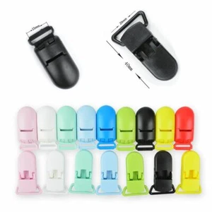 10pcs Clips Baby Plastic Pacifier Soother Holder Baby Feeding Accessories Tools - Picture 1 of 38