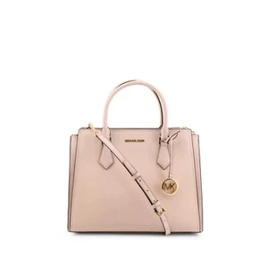 Michael Kors Sheila Medium Faux Saffiano Leather Satchel - Powder Blush - Picture 1 of 2