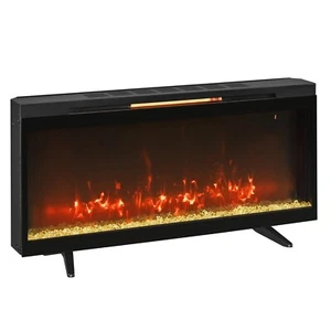 Style Selections 42 Zoll Schwarz Infrarot Quarz Elektrokamin - Wandhalterung - Bild 1 von 9