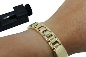 Fasce compatibili Fitbit Alta in acciaio inox - Gun Metal, nero, oro e oro rosa - Foto 1 di 14