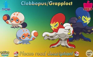 ⚔️Brillante/No Brillante Clobbopus/Grapploct 6IV🛡️Espada/Escudo Pokémon INICIO (💯Legal) - Imagen 1 de 20