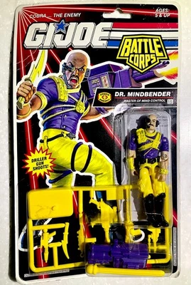 G.I. Joe 1993 Dr. Mindbender v2 Master of Mind Control, Battle Corps ЗАПЕЧАТАННЫЙ КАК НОВЫЙ НА КАРТОНКЕ - Изображение 1 из 4