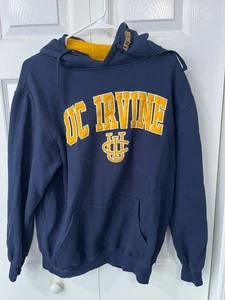 Colosseum Athletics UC Irvine Anteaters Blue Fleece Hoodie Large - Picture 1 of 4