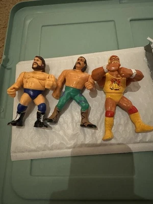 vintage used hasbro wwf lot - Image 1 of 4