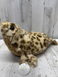 König Plüsch Robbe Leopard gepunktet geschmolzen braun - Bild 1 von 19